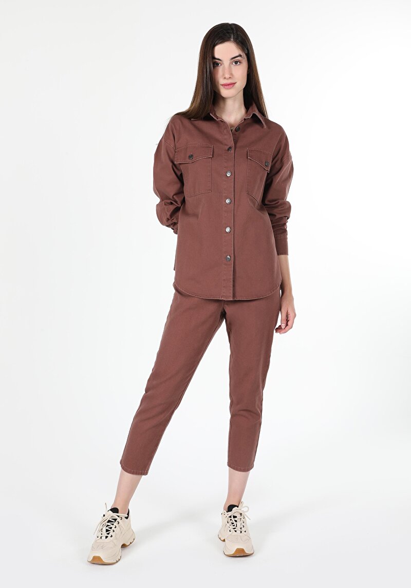 Imagine a Camasa Cu Maneca Lunga De Dama Bej   Cl1060926