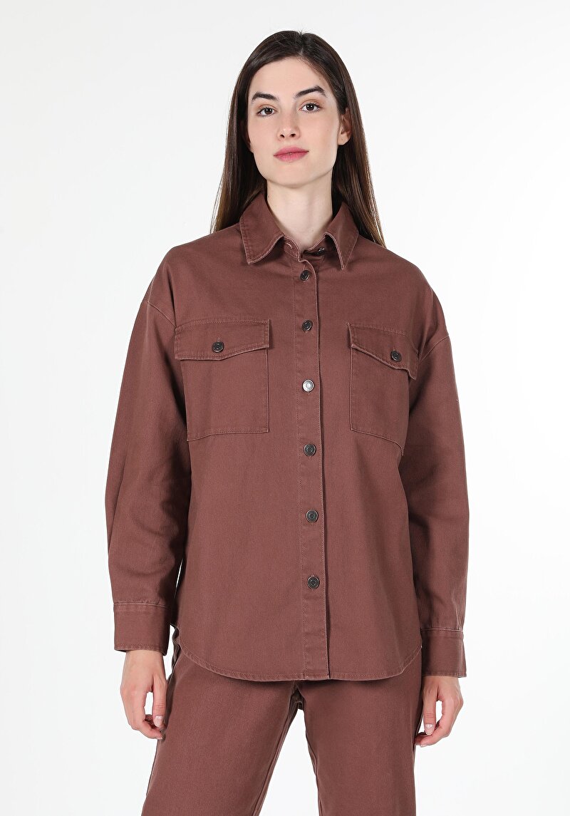 Afișați detalii pentru Camasa Cu Maneca Lunga De Dama Bej   Cl1060926