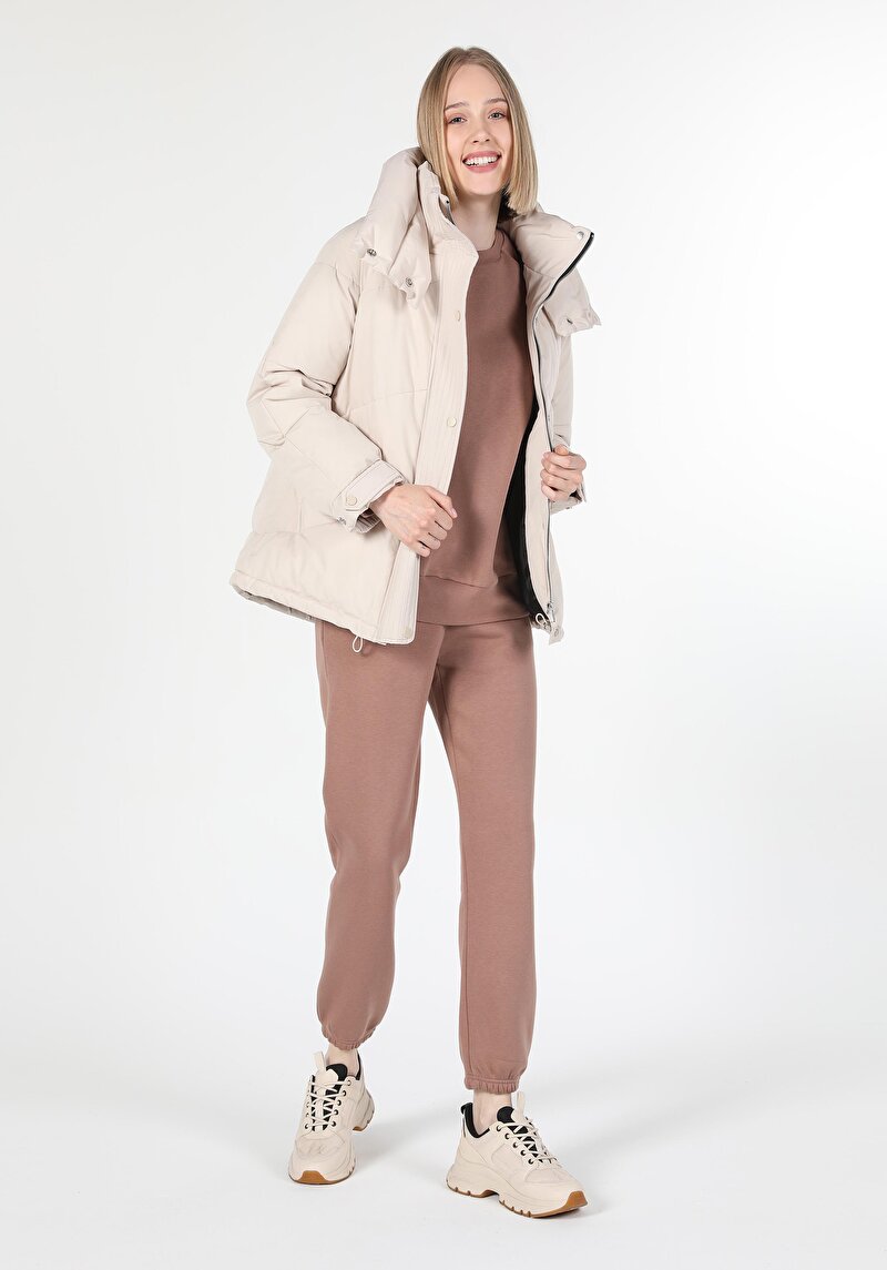 Imagine a Jacheta De Dama Bej Regular Fit  Cl1060937