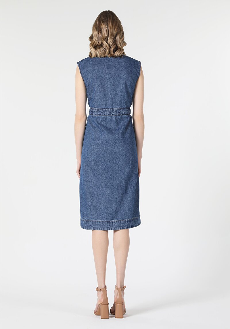 Imagine a Rochie De Dama Albastru Regular Fit Cl1058102