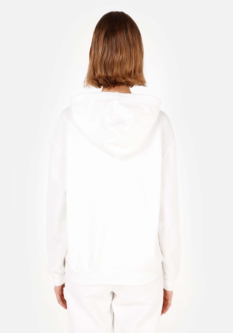 Imagine a Hanorac / Bluza De Dama Alb Regular Fit Cl1070188