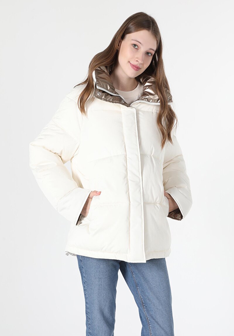 Imagine a Jacheta De Dama Alb Regular Fit  Cl1060947