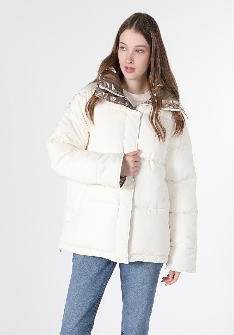 Imagine a Jacheta De Dama Alb Regular Fit Cl1060947