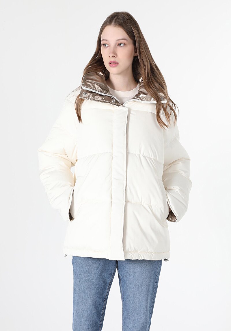 Afișați detalii pentru Jacheta De Dama Alb Regular Fit  Cl1060947