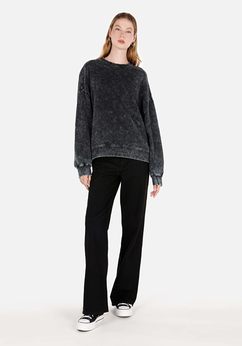 Imagine a Hanorac / Bluza De Dama Antracit Comfort Fit Cl1070192