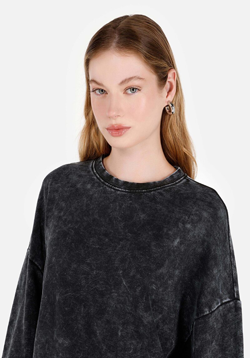 Imagine a Hanorac / Bluza De Dama Antracit Comfort Fit Cl1070192