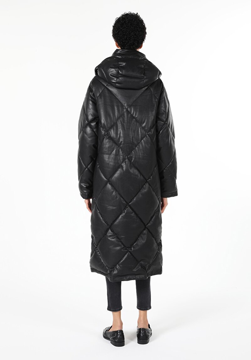 Imagine a Palton De Dama Negru Regular Fit Cl1060950