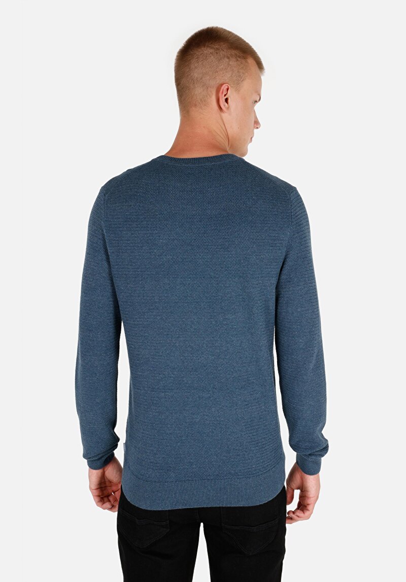 Imagine a Pulover De Barbati Albastru Regular Fit Cl1046786