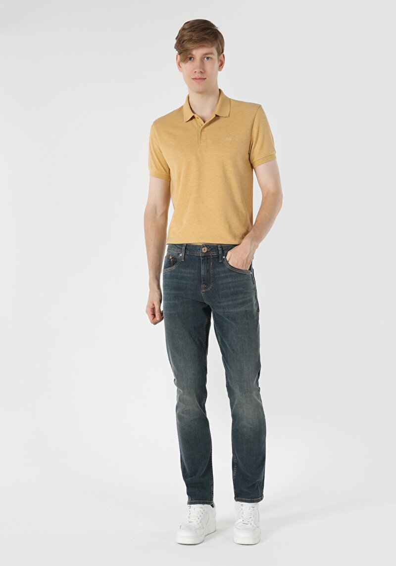 Imagine a Pantaloni De Barbati Verde Straight Fit 044 Karl Cl1062426