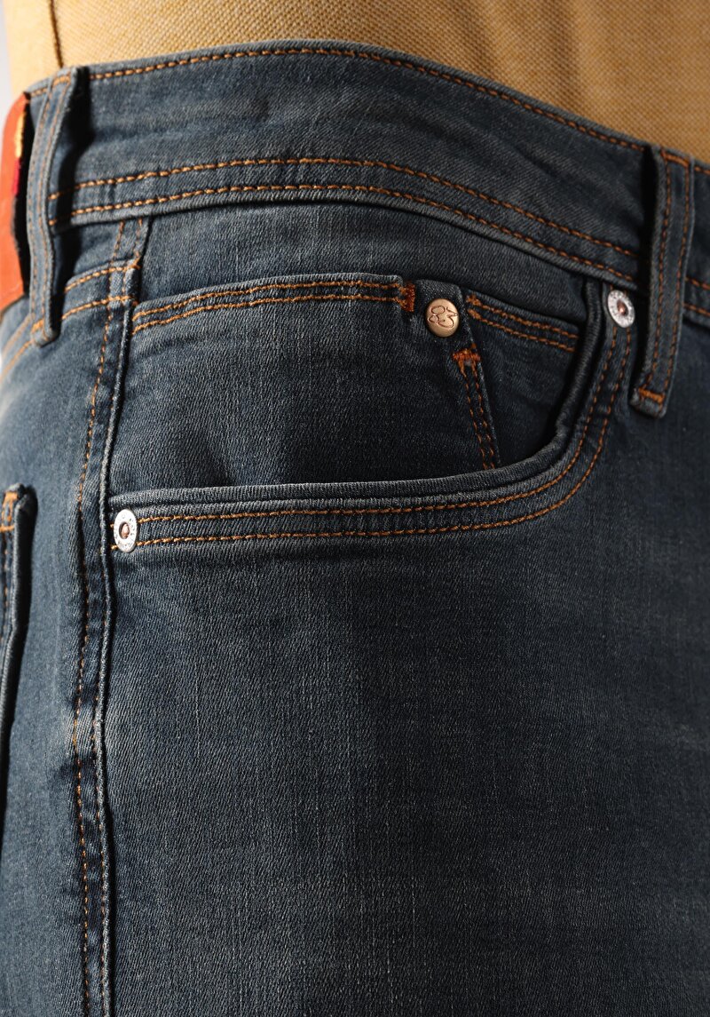 Afișați detalii pentru Pantaloni De Barbati Verde Straight Fit 044 Karl Cl1062426