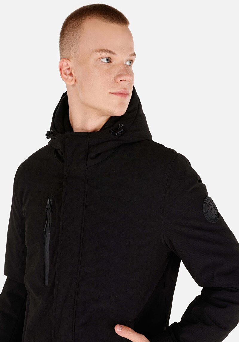 Afișați detalii pentru Jacheta De Barbati Negru Regular Fit  Cl1071018