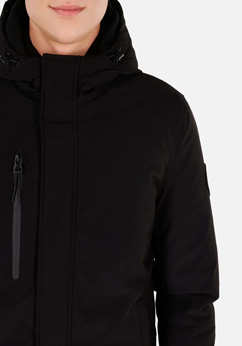 Afișați detalii pentru Jacheta De Barbati Negru Regular Fit  Cl1071018