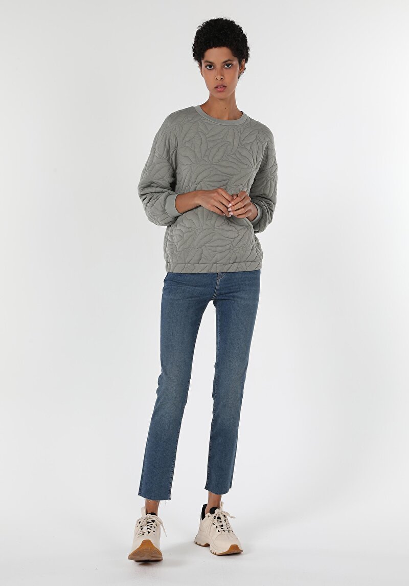 Afișați detalii pentru Tricou Cu Maneca Lunga De Dama Verde   Cl1060977