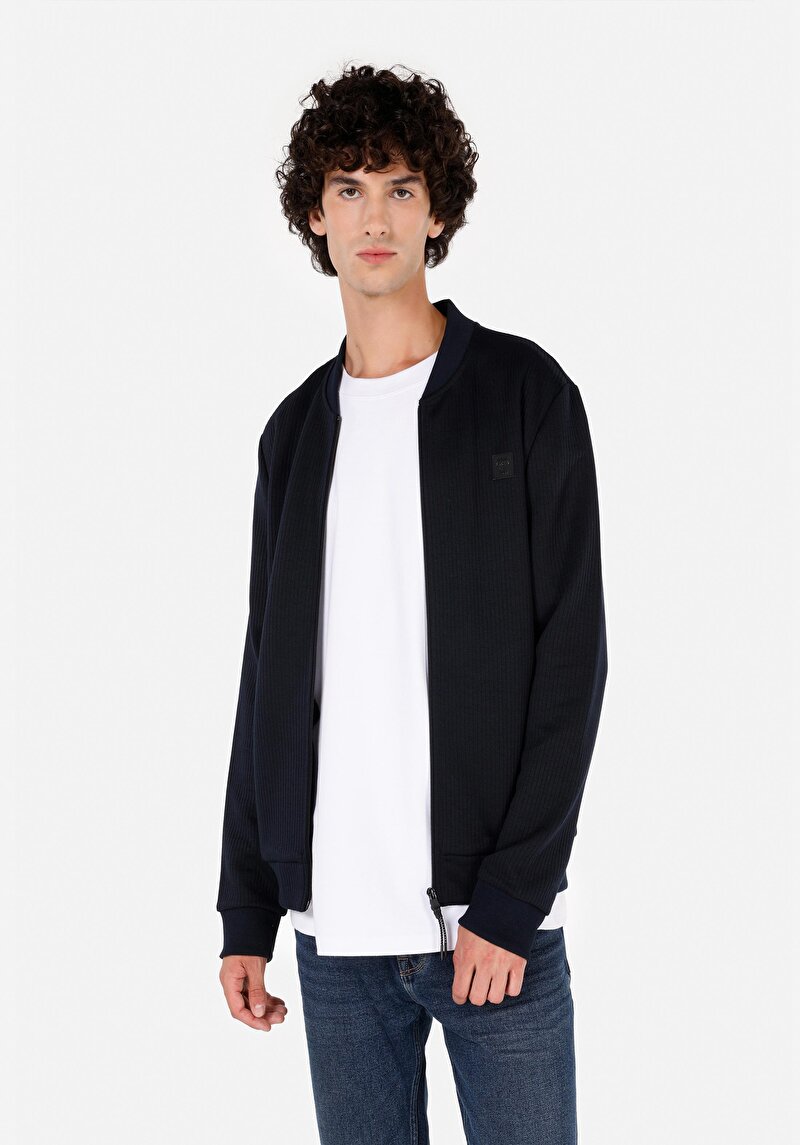 Imagine a Jacheta De Barbati Albastru Marin Slim Fit  Cl1071024