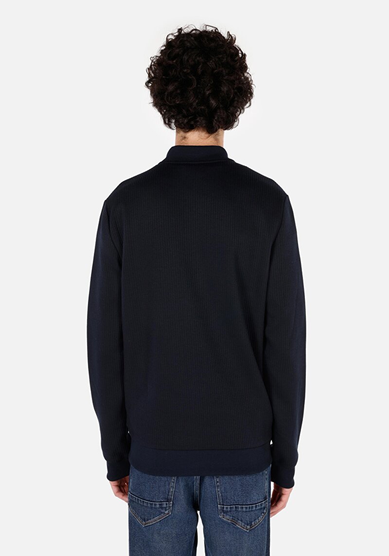 Imagine a Jacheta De Barbati Albastru Marin Slim Fit Cl1071024