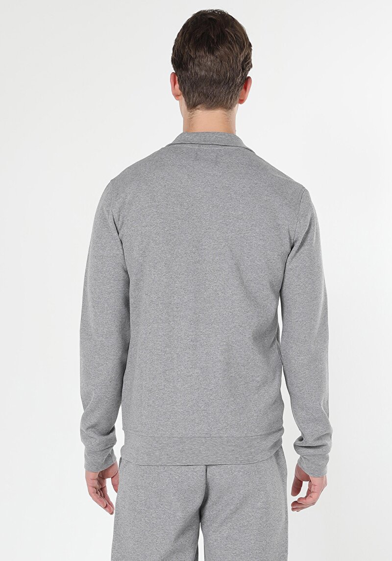 Imagine a Jacheta De Barbati Gri Slim Fit Cl1059647