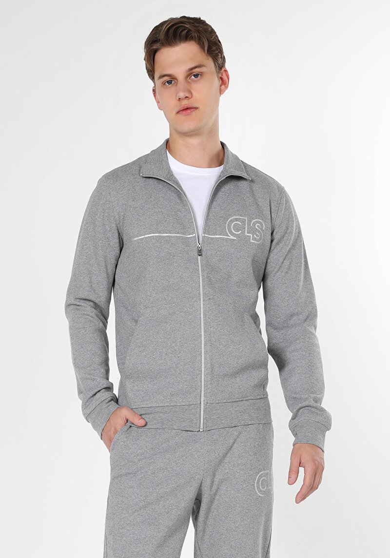 Afișați detalii pentru Jacheta De Barbati Gri Slim Fit  Cl1059647