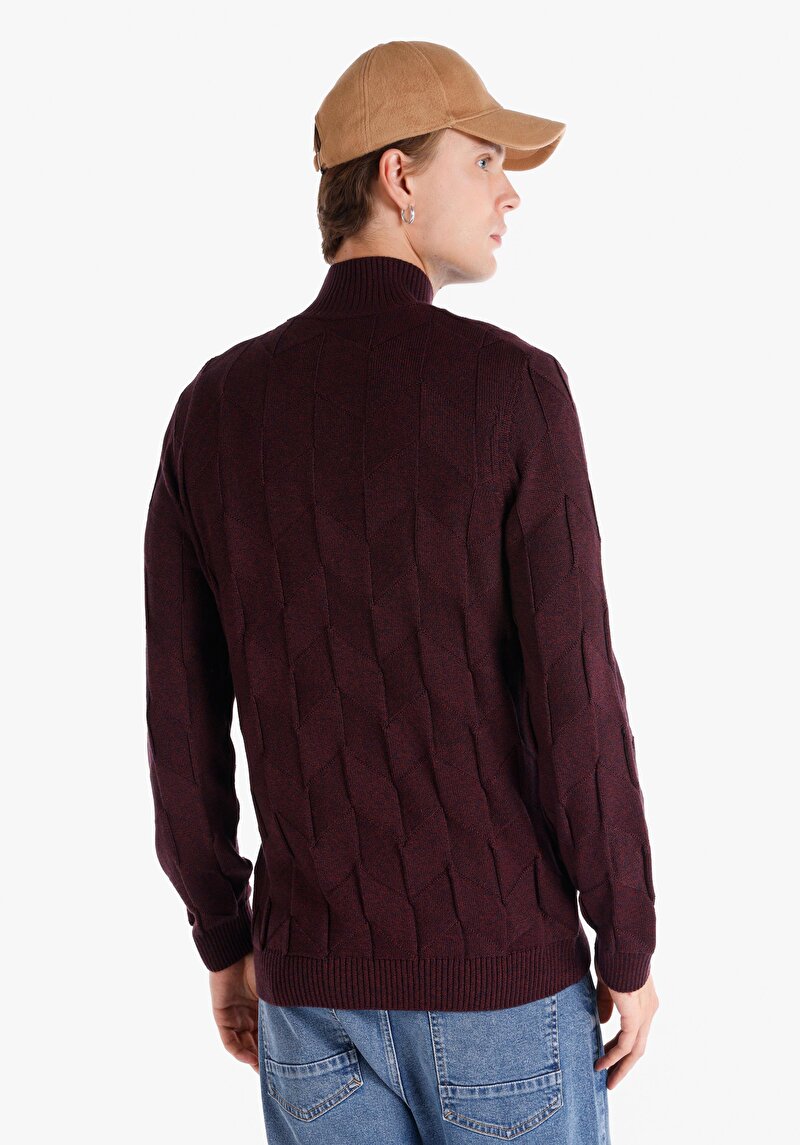 Afișați detalii pentru Pulover De Barbati Mov   Cl1065745