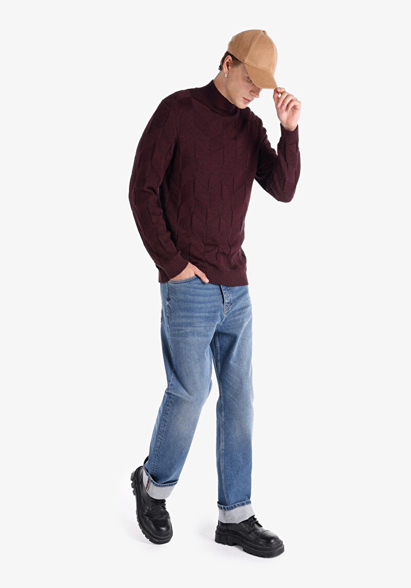 Afișați detalii pentru Pulover De Barbati Mov   Cl1065745