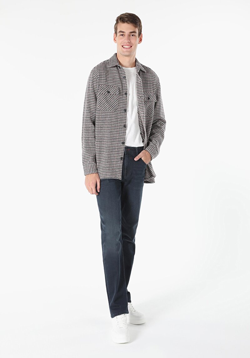 Imagine a Camasa Cu Maneca Lunga De Barbati Multicolor Comfort Fit  Cl1061020