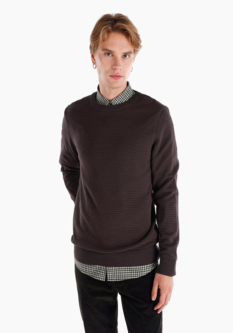 Imagine a Pulover De Barbati Maro Regular Fit  Cl1065803