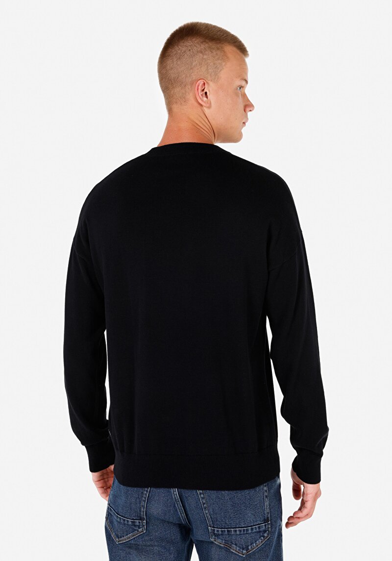 Imagine a Pulover De Barbati Negru Comfort Fit Cl1071055