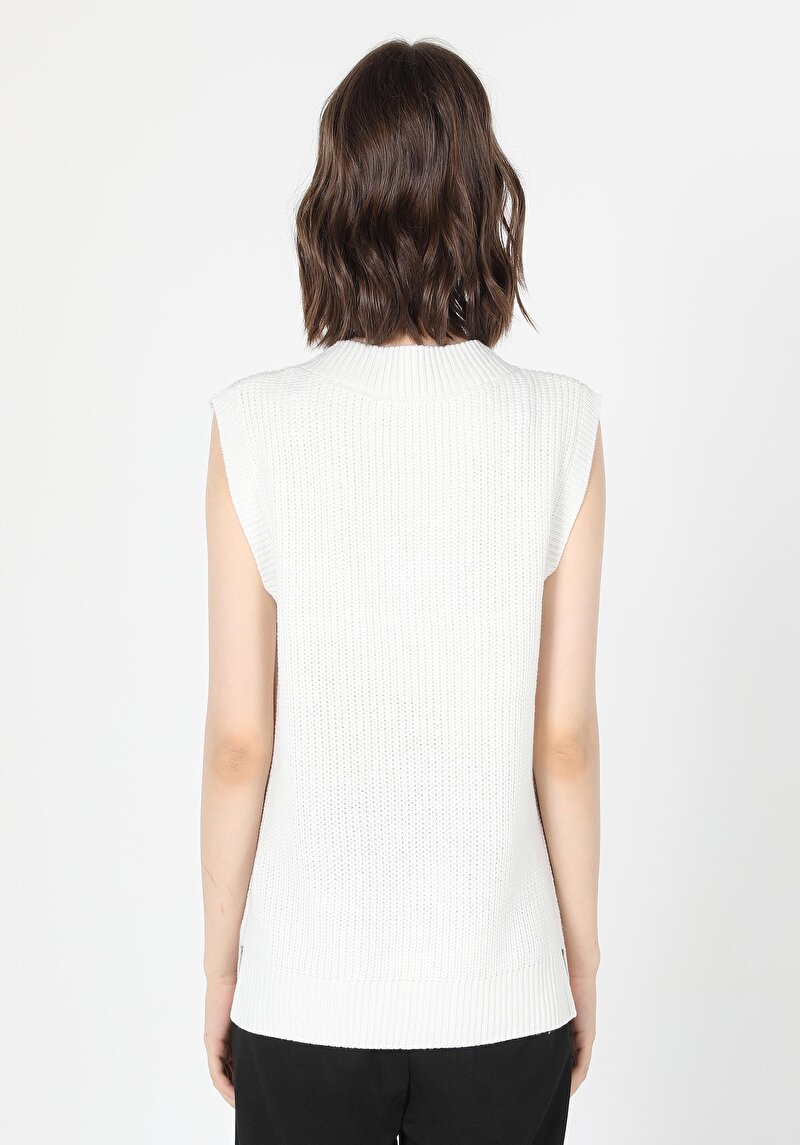 Imagine a Pulover De Dama Alb Regular Fit Cl1061035