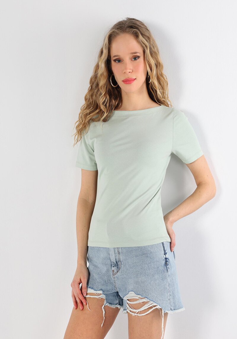 Afișați detalii pentru Tricou Cu Maneca Scurta De Dama  Slim Fit  Cl1058493