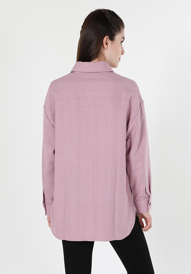 Afișați detalii pentru Camasa Cu Maneca Lunga De Dama Roz   Cl1061043