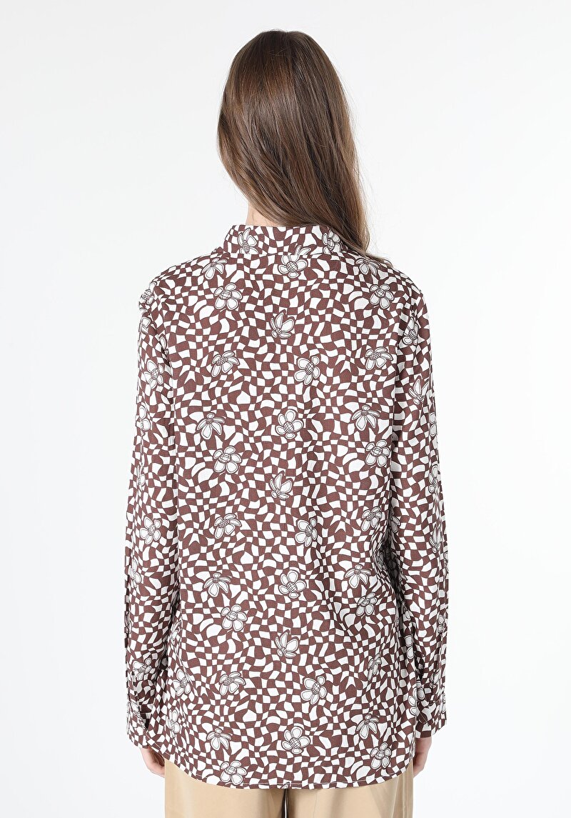 Imagine a Camasa Cu Maneca Lunga De Dama Maro Cl1061050