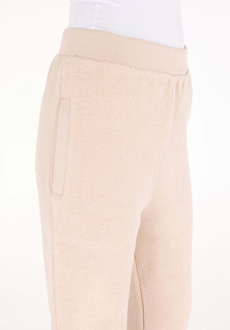 Afișați detalii pentru Regular Fit Mid Talie Pantaloni De Trening Bej Pentru Femei