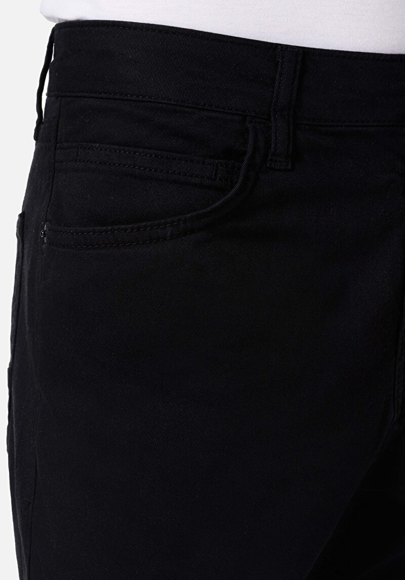 Afișați detalii pentru Pantaloni De Barbati Negru Straight Fit  Cl1049744