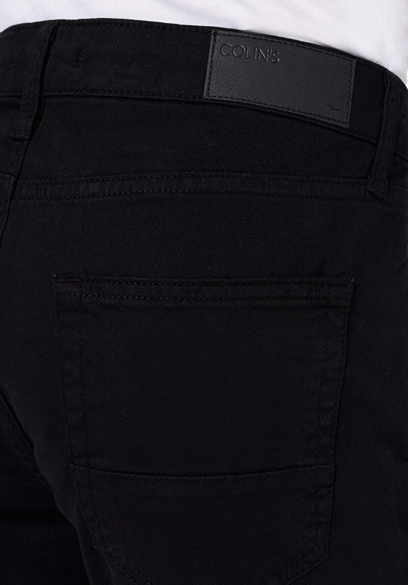 Afișați detalii pentru Pantaloni De Barbati Negru Straight Fit  Cl1049744