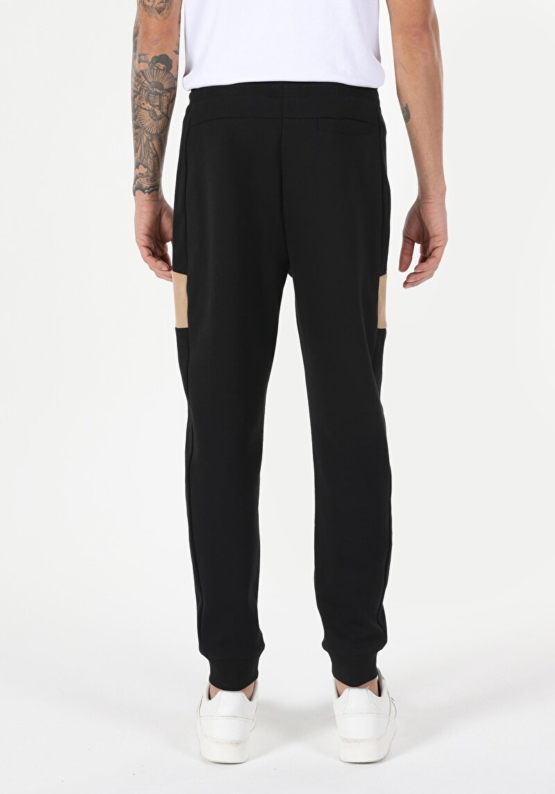 Imagine a Pantaloni De Trening De Barbati Negru Slim Fit Cl1063393