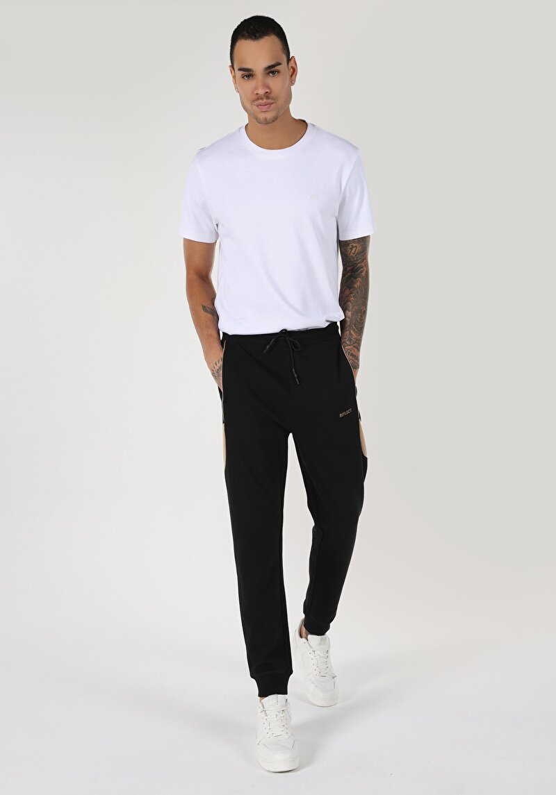 Imagine a Pantaloni De Trening De Barbati Negru Slim Fit Cl1063393