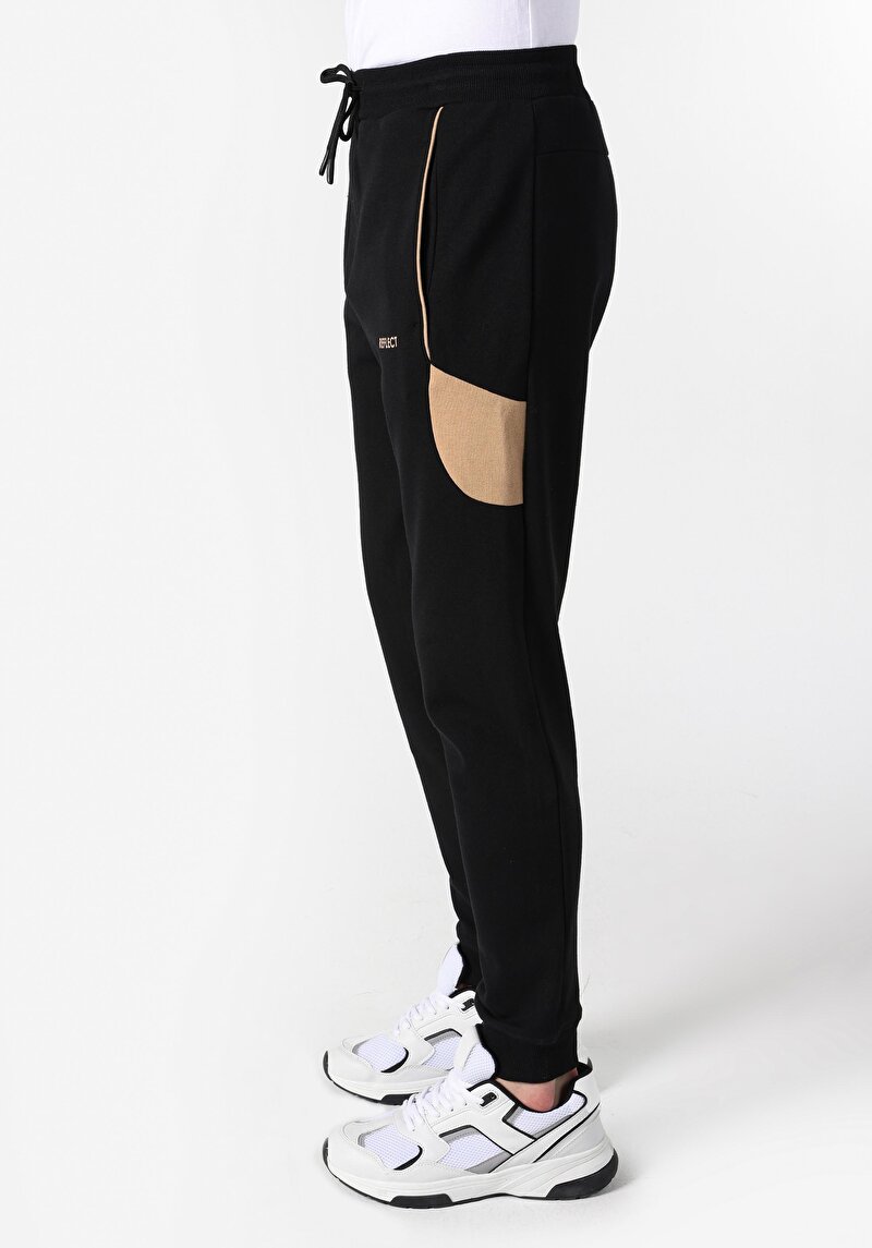 Afișați detalii pentru Pantaloni De Trening De Barbati Negru Slim Fit  Cl1063393