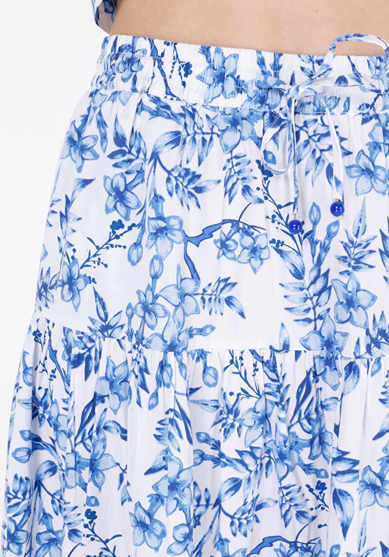 Afișați detalii pentru Fusta De Dama Alb Midi Scirt  Cl1069170