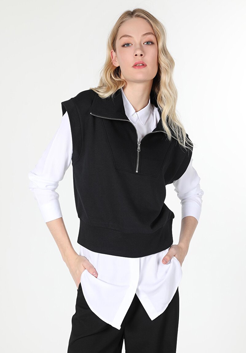 Imagine a Hanorac / Bluza De Dama Negru   Cl1059789