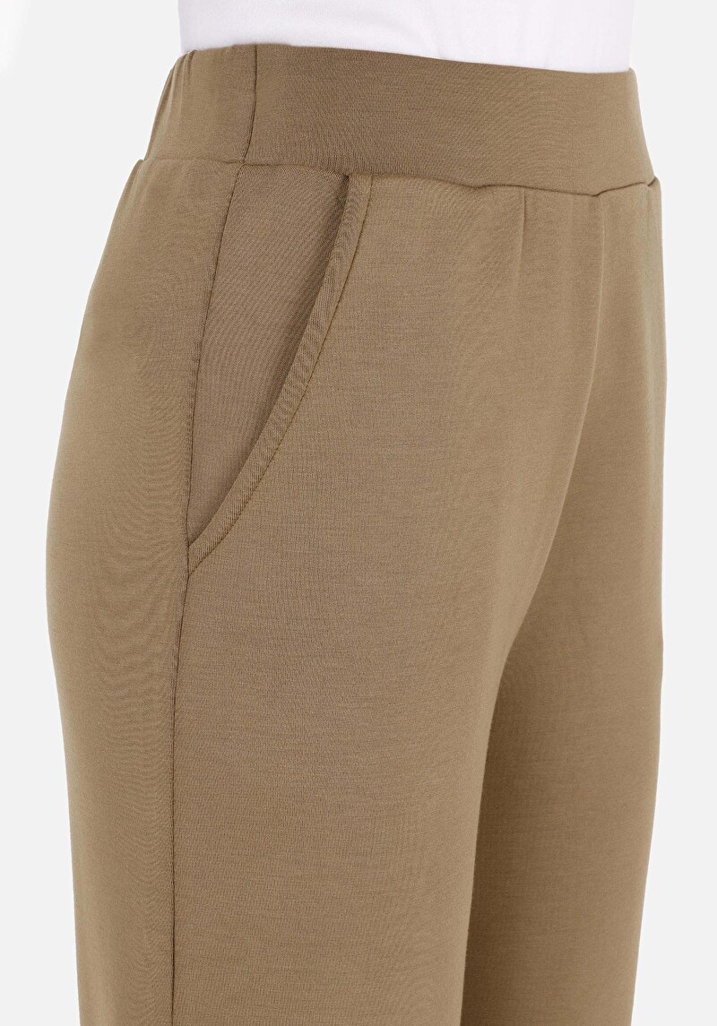 Afișați detalii pentru Pantaloni De Trening De Dama Kaki Regular Fit  Cl1070252