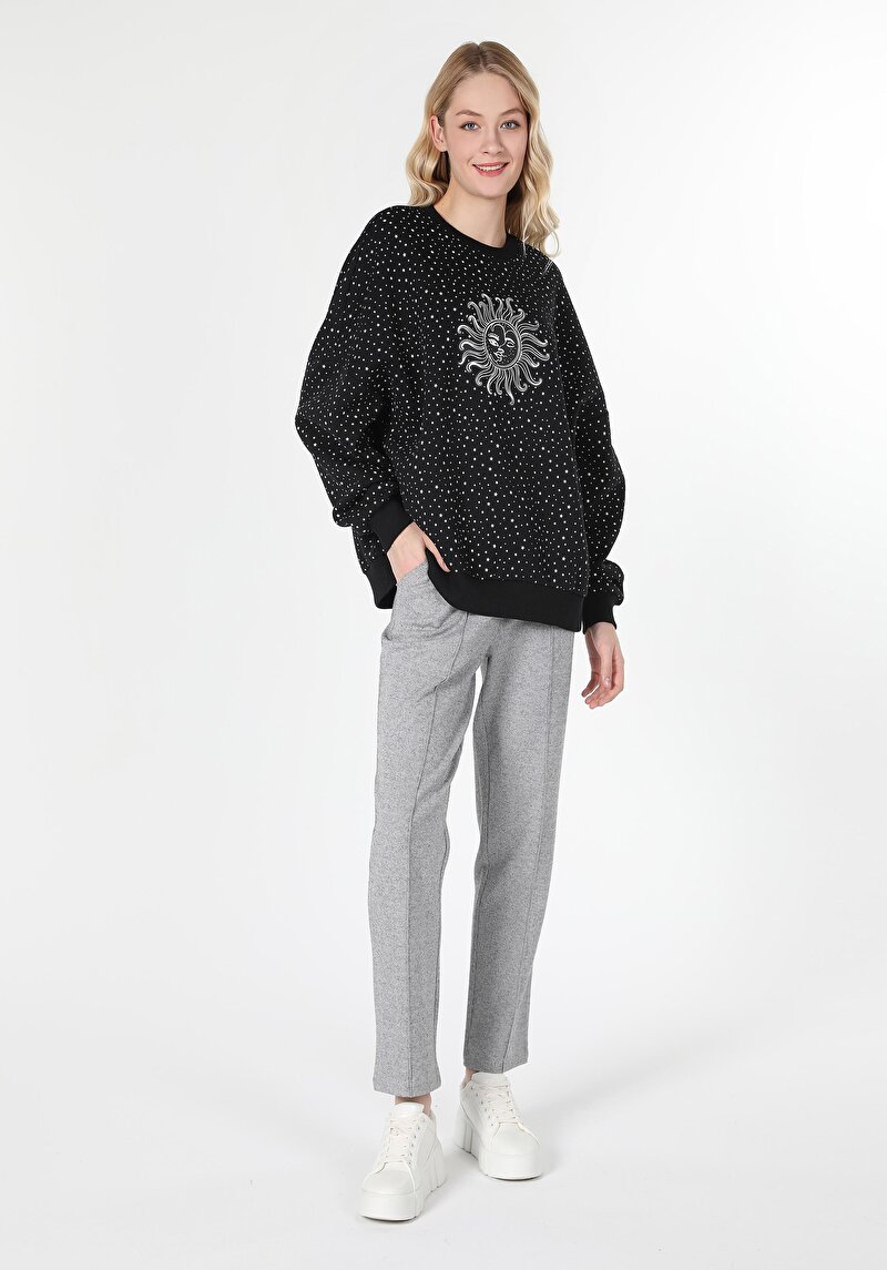 Imagine a Hanorac / Bluza De Dama Negru   Cl1059796