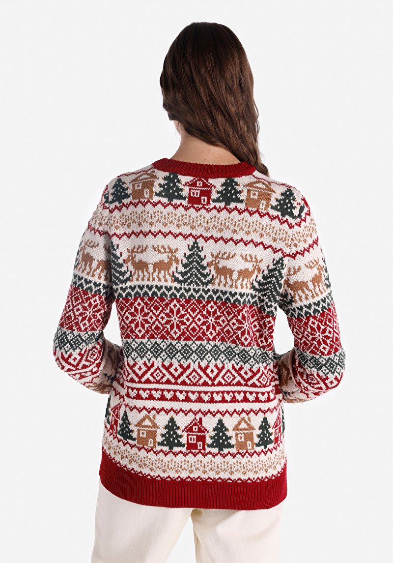 Imagine a Pulover De Dama Bordo Regular Fit Cl1066278