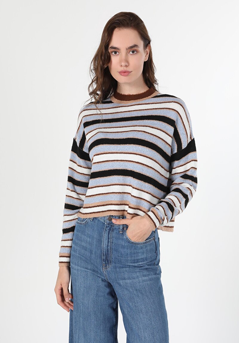 Imagine a Pulover De Dama Multicolor Cl1059855