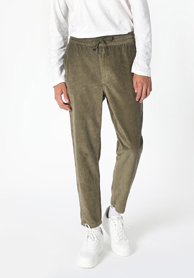 Afișați detalii pentru Pantaloni De Barbati Kaki Regular Fit  Cl1061148