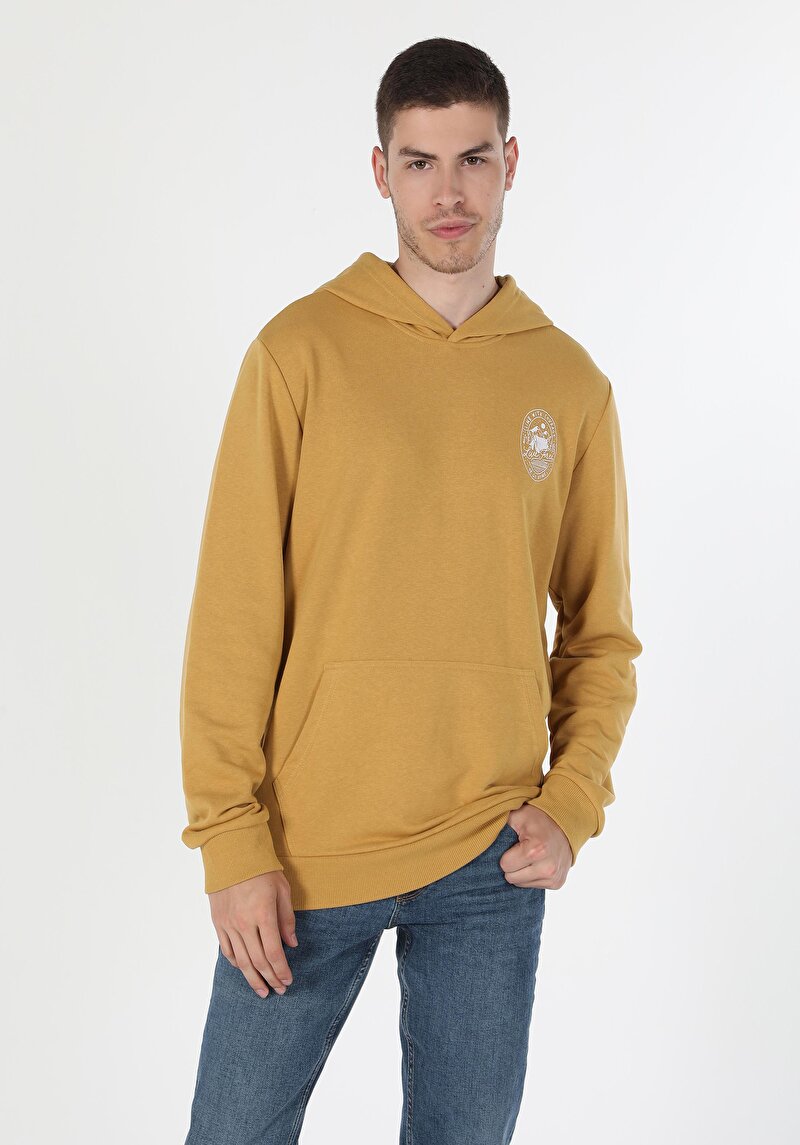 Imagine a Hanorac / Bluza De Barbati Safran Regular Fit  Cl1059871