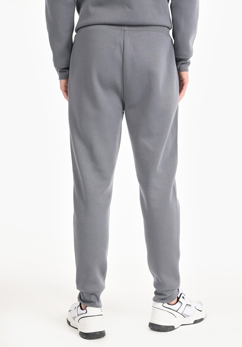 Imagine a Regular Fit Talie Medie Pantaloni De Trening Gri Pentru Bărbați