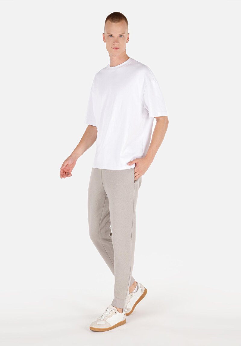 Imagine a Pantaloni De Trening De Barbati Alb Slim Fit Cl1059874