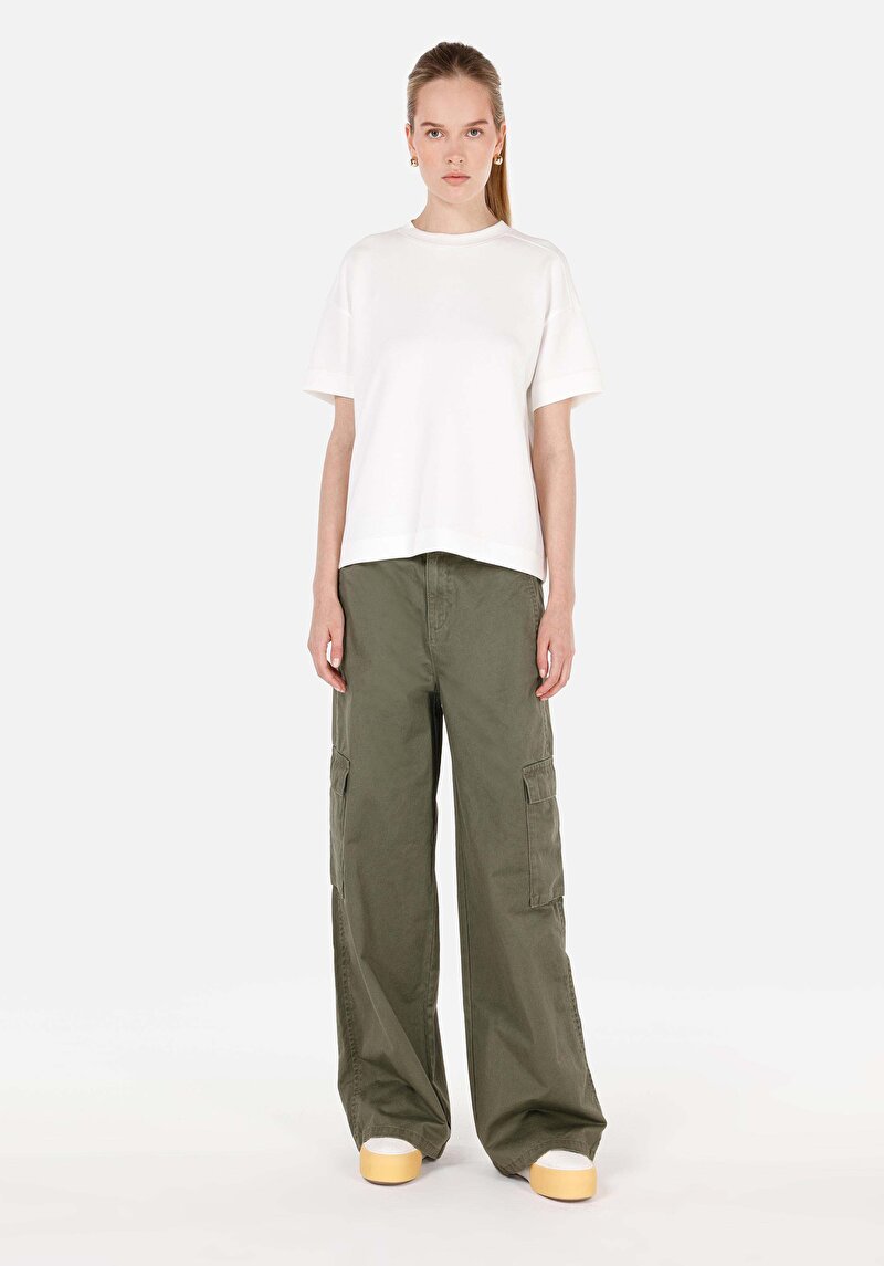 Imagine a Pantaloni De Dama Kaki Regular Fit  Cl1070300