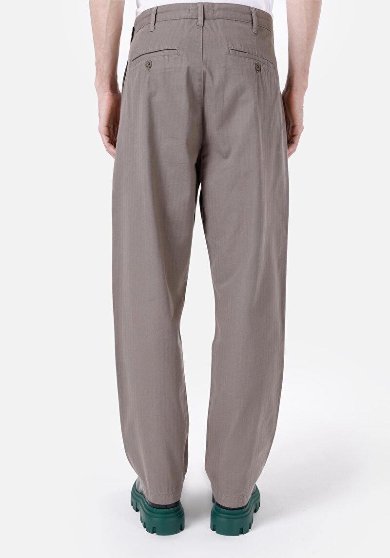 Imagine a Fit Talie Medie Picior Drept Pantaloni Albastru Închis Pentru Bărbați