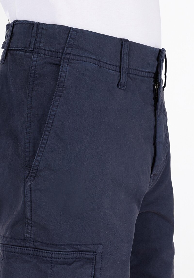 Imagine a Short / Pantaloni Scurti De Barbati Albastru Marin Regular Fit  Cl1069316