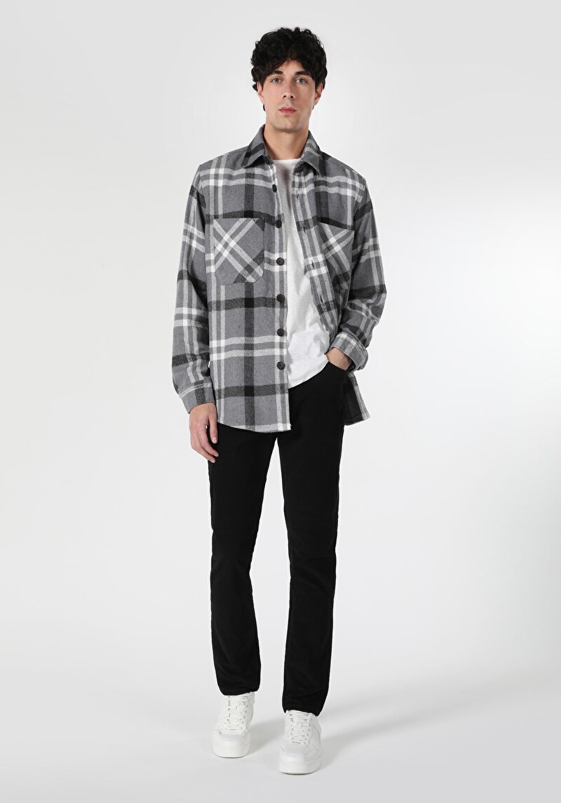 Imagine a Camasa Cu Maneca Lunga De Barbati  Comfort Fit  Cl1059955